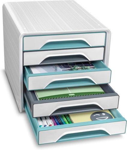 Irattároló doboz, CEP Smoove Riviera, 5 fiókos, 7-111Ri