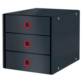 Irattartó 3 fiókos LEITZ COSY CLICK&STORE bársony szürke