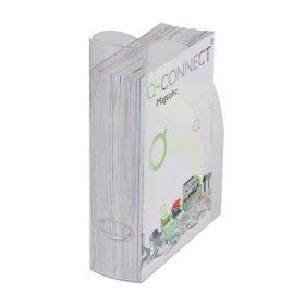 Iratpapucs, műanyag, Offics Products, áttetsző kék