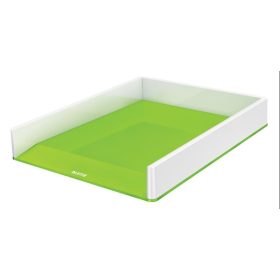 Irattálca műanyag LEITZ WOW kettős színhatású zöld