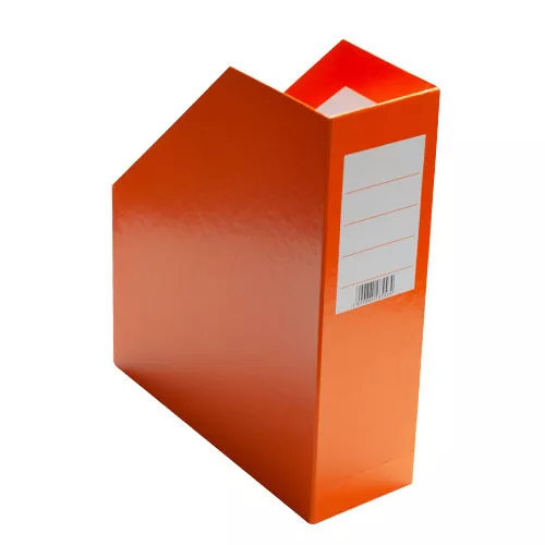 Iratpapucs karton Q-CONNECT 9cm narancs