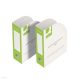 Iratpapucs 100mm karton zöld-fehér Q-Connect
