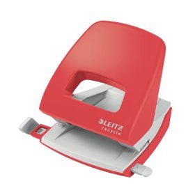 Lyukasztó Leitz Recycle Nexxt, 30 lap, piros