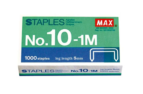 Fűzőkapocs No.10 MAX 0-1 mini