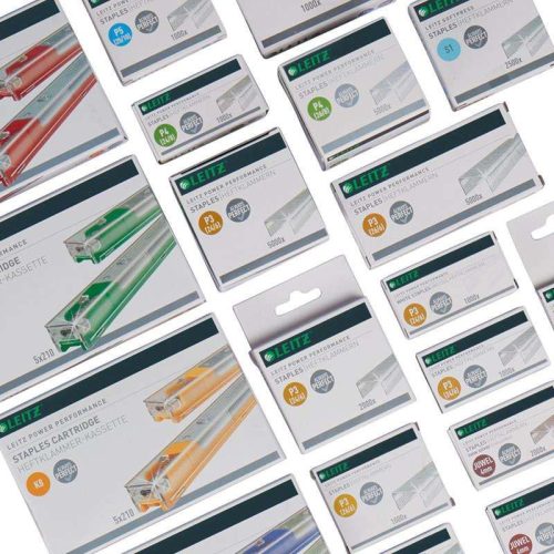 Fűzőkapocs K10 41- 55 lap, 5 x 210 darab/doboz, Leitz 55930000