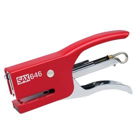 Fűzőgép SAX 646, 15 lap, piros