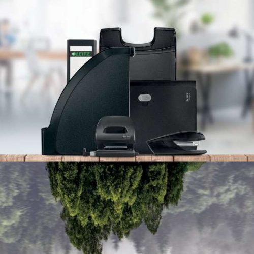 Fűzőgép Leitz Recycle NeXXt, 30 lap, kék