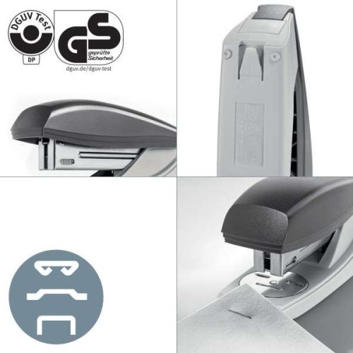 Fűzőgép Leitz Recycle NeXXt, 30 lap, piros