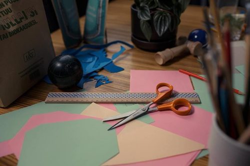 Olló, 17 cm, irodai, Classic Fiskars 9859