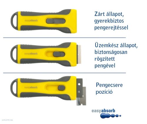 Kaparó 5 db pengével EASY ABSORB P-10014