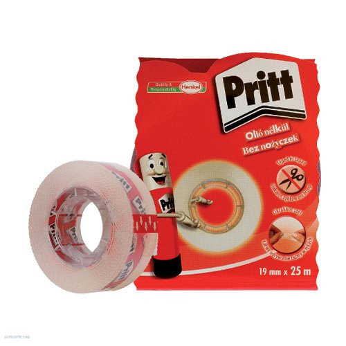 Ragasztószalag 19mm x 25m Pritt Olló Nélkül