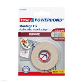   Ragasztószalag montázs Tesa Powerbond 19 mm x 1,5 m beltéri 55740