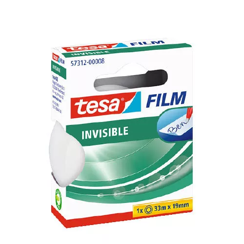 Ragasztószalag 19mmx33m átlátszó ráírható Tesa 57312
