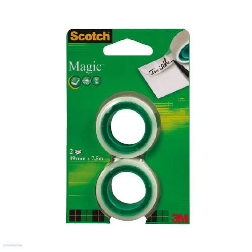 Ragasztószalag 19mm x 7,5m Scotch 8 -1975R2 írható ut