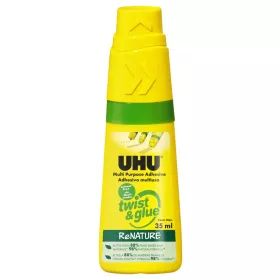   Ragasztó univerzális, UHU Twist&Glue ReNature, oldószermentes, 35 ml