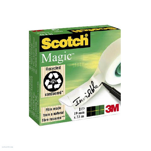 Ragasztószalag 19mm x 33m Scotch Magic 810-1933 írható