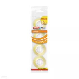   Ragasztószalag 15mm x 33m Tesa film Standard Irodai, átlátszó, 4 db-os