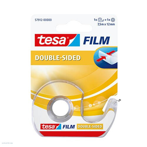 Ragasztószalag-adagolóval kétoldalas 12mmx7,5m Tesa