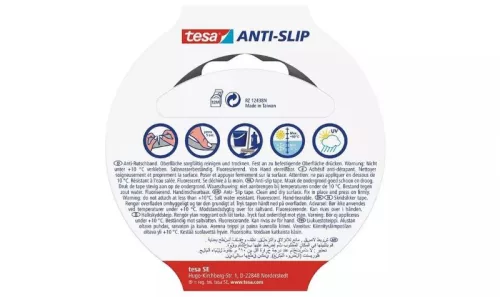 Csúszásgátló szalag transzparens Tesa 25mm x 5m fluoreszkáló 55580