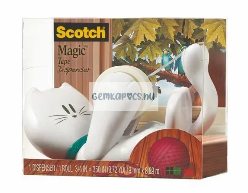 Celluxtépő 19 mm x 8,9 m + cellux 3M SCOTCH C39 cica