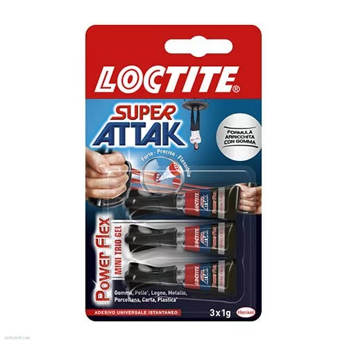 Pillanatragasztó Super Attak Mini Trio Flex gél 3x1g cseppmentes