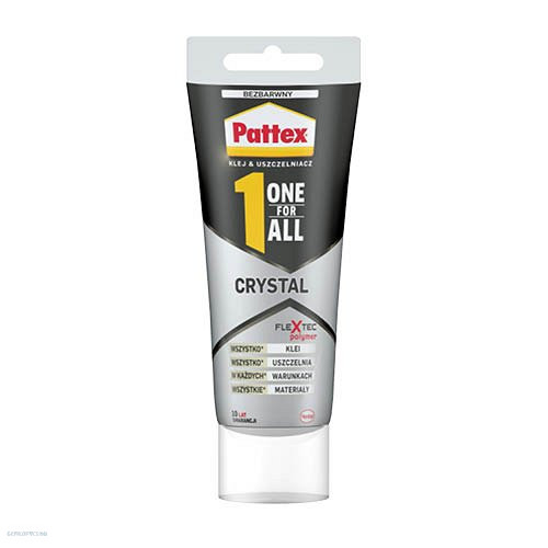 Ragasztó Pattex One for All Crystal tubusos 90g 2312310