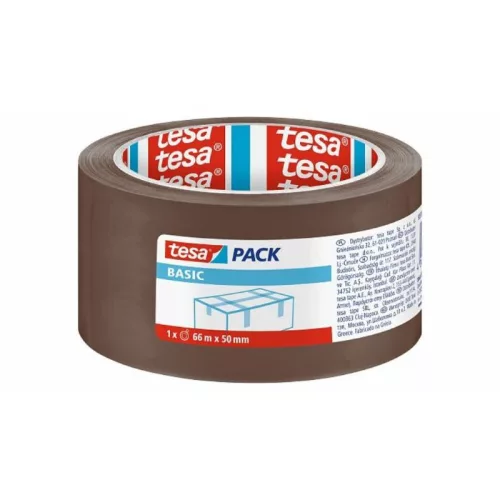 Ragasztószalag 50 mm x 66 m Havannabarna Tesa Basic 58571