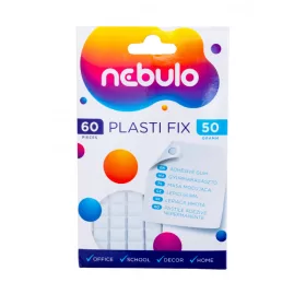 Gyurmaragasztó Nebulo Plasti Fix, 60 kocka