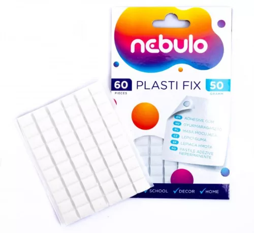 Gyurmaragasztó Nebulo Plasti Fix, 60 kocka