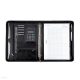 Konferenciamappa A/4 ALASSIO "MASSA" bőrhatású, fekete