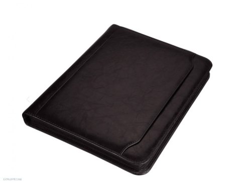 Konferenciamappa A/4 ALASSIO "MASSA" bőrhatású, fekete