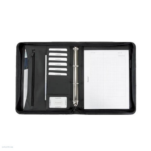 Konferenciamappa ALASSIO ”OFFICE SET” 30060 bőrhatású fekete