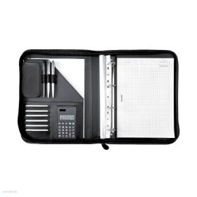   Konferenciamappa A/4 ALASSIO "PORTO" bőrhatású fekete