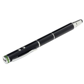 LEITZ Complete Stylus 4-az-1-ben érintőképernyős ceruza LED lámpával és lézerpointerrel, fekete