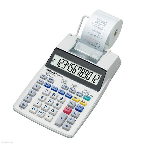 Számológép Sharp EL-1750PIIIGY/EL-1750V szalagos