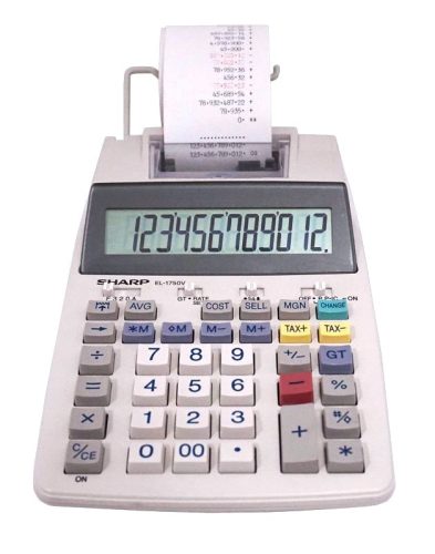 Számológép Sharp EL-1750PIIIGY/EL-1750V szalagos