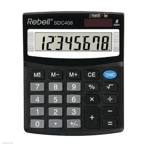 Számológép Rebell SDC808+ asztali