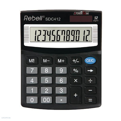 Számológép Rebell SDC812+ asztali