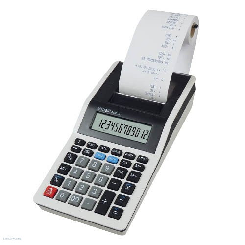 Számológép Rebell PDC10 szalagos