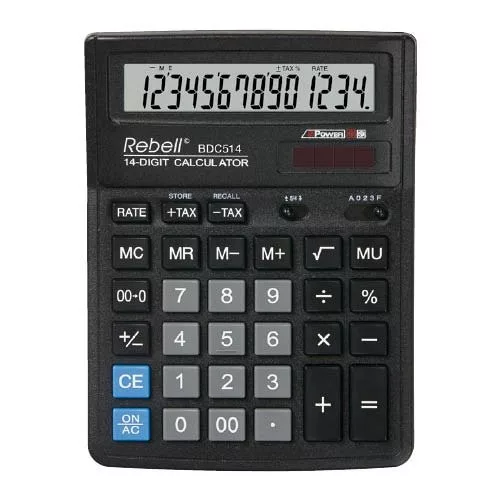 Számológép Rebell BDC514 14 digites asztali