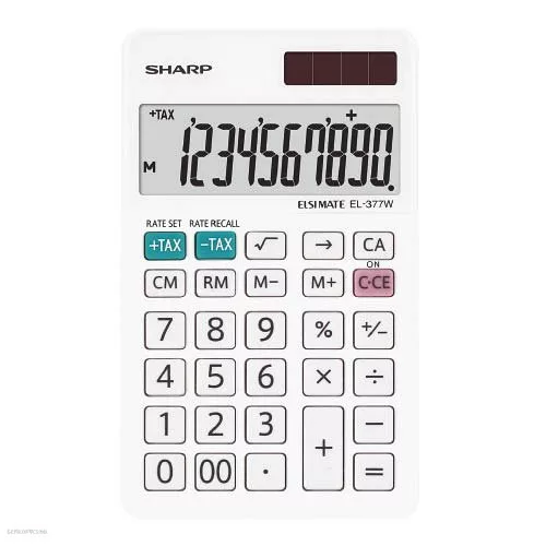 Számológép Sharp EL-377W asztali