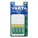 Akkutöltő Varta PLUG + 4 x 2100 mAh (R2U) AA