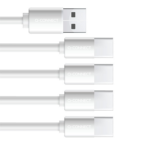 Akku ceruza AA 4 db + USB-C kábel, Q-Connect KF14129