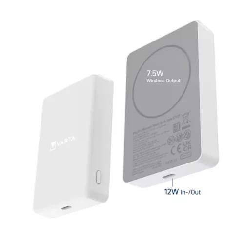 Hordozható akkumulátor Varta Mag Pro Wireless Power Bank, 5000 mAh