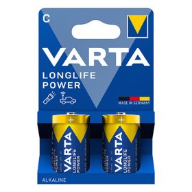   Elem Varta Longlife Power, tartós, LR14 bébi, 1,5V, 2 darab, 4914121422