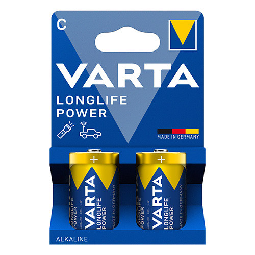Elem Varta Longlife Power, tartós, LR14 bébi, 1,5V, 2 darab, 4914121422