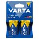 Elem Varta Longlife Power, tartós, LR20 góliát, 1,5V, 2 darab, 4920121422
