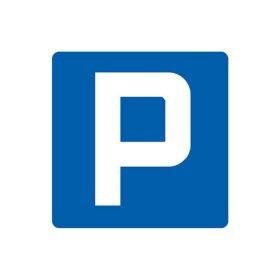 Piktogram parkoló, 330 x 330 mm, TDC