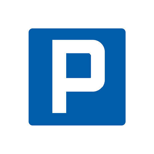 Piktogram parkoló, 330 x 330 mm, TDC