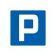 Piktogram parkoló, 330 x 330 mm, TDC
